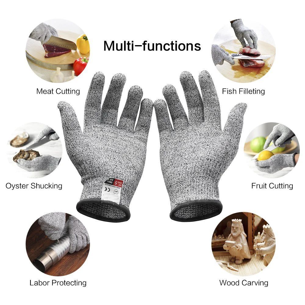 HPPE Level 5 Anti-Cut Gloves K - огляд і ціна Cut Resistant Glove