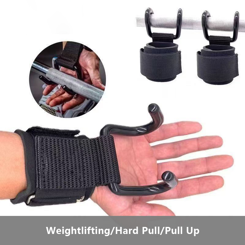 2PCS Weight Lifting Hook Grips - огляд і ціна Workout Glove Gym